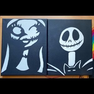 Jack Skellington and Sally